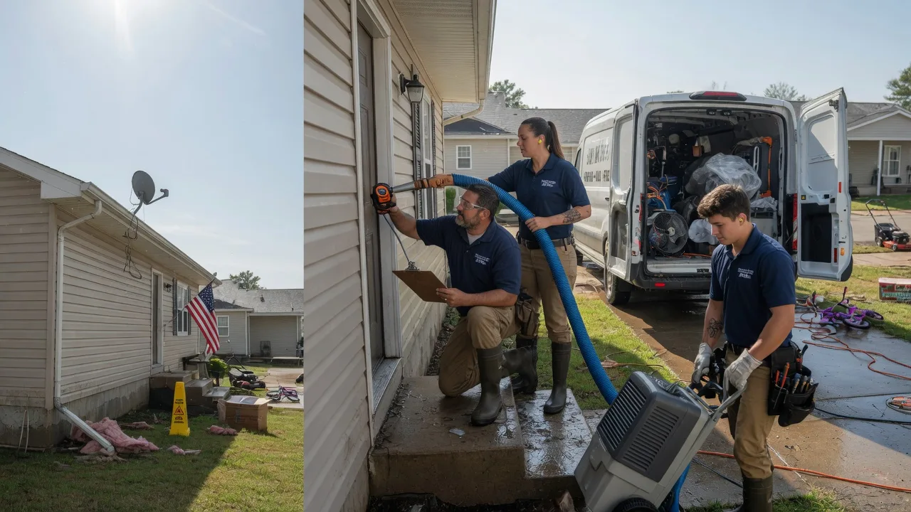 Ceiling Water Damage Restoration in Steele, ND near me